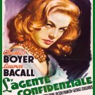 Decoration Poster.Home room art.Interior design.Lauren Bacall movie.French.7435