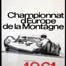 Decoration Poster.Home room art.Interior design.1961 Montagne Car Race.Auto.7335