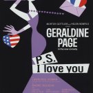 Wall Decor Poster.Home Room art dorm design.Geraldine Page play.Theater.11671