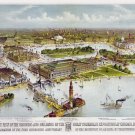 8142.Decoration Poster.Home Room wall art design print.Bird eye view of Chicago