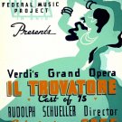 2204 Il Trovatore Federal Music.Art Decoration POSTER.Home Graphic Design.