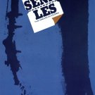 9297.Seê±ales.hungarian film.label with blue bkgd.POSTER.decor Home Office art