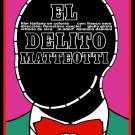 Decor POSTER.Home room bedroom art.Interior.Delito Matteotti film movie.7054