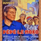 8580.Decoration movie Poster.Home Room wall art design.Pepe Le Moko.French film