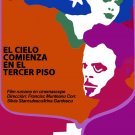 8407.EL cielo comienza en el tercet piso.romanian.POSTER.movie decor Cuban art