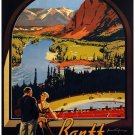 7969.Canada pacific.Banff in the Canada rockies.POSTER.art wall decor