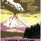 Nature Poster Decor.Home Room Interior design.Lassen Volcanic Park.10621