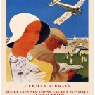 9939.Deutsche Aviation.german air ways.POSTER.home decor graphic art