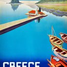 Decorative POSTER.Home room Interior art design.Greece.Corfu Island.Grece.7105