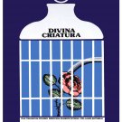 Divine creature. Caged rose Decoration Poster.Graphic Art Interior design 3161