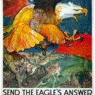 7617.Decoration Poster.Room decor Home Office art.Eagle flying high dê©cor