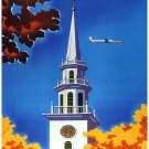 7773.Decoration Poster.Home Room wall interior design.New England.Travel art