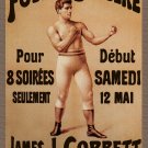 7533.Decoration Poster.Home Room wall design.James Corbett early boxer champion