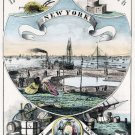 9479.Decoration Poster.Room Wall art.Home decor.New York Harbor.Late 1800's