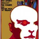 4437.El arpa de Birmania.man with red eyes.POSTER.Decoration.Wall room art