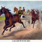 7973.Decoration Poster.Home Room wall art interior design.Horse racing.Equine