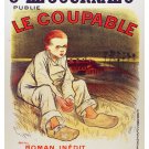 Le Journal 5 Ces Le Coupable Decoration Poster.Graphic Art Interior design 3205
