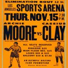Decoration Poster.Home room art.Interior design.Boxing fight Clay Ali.7398