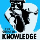 7896.Decoration Poster.Home Room wall interior design.Thinker.Library.Reading