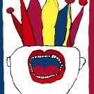 4756.El principe Bob.face laughing.jester hat.POSTER.Decoration.Wall Art