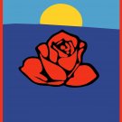 Decor POSTER.Home room bedroom art.Interior.Jose Marti red rose.Cuba film.7056
