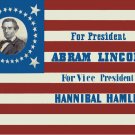 8106.Decoration Poster.Home Room wall art design.Lincoln election American Flag