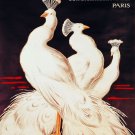 8221.Decoration Poster.Home Room wall.Art print design.White Peacocks.Decor