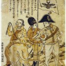 4306.Three conquistadors arrive to Japan.POSTER.Wall decor.Home Office art