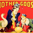 Decorative POSTER.Home room Interior art design.Mother Goose Children story.7108