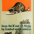 8704.Decoration Poster print.Home Room wall art design.Adopt a hungry stray cat