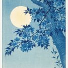 12167.Decoration POSTER.Home interior wall art.Japanese Moonlight.Asian decor