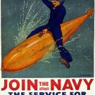 7699.Decoration Poster.Home Room wall design art print.Join the Navy.Torpedo