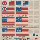 9699.Decoration Poster.Room Wall art.Home decor.American flag evolution.History