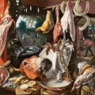 6698.Butcher Shop Meat painting POSTER.Home room Decoration.Wall art design
