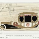 12172.Decoration POSTER.Room interior wall Art Nouveau.Deco Grand Gala car