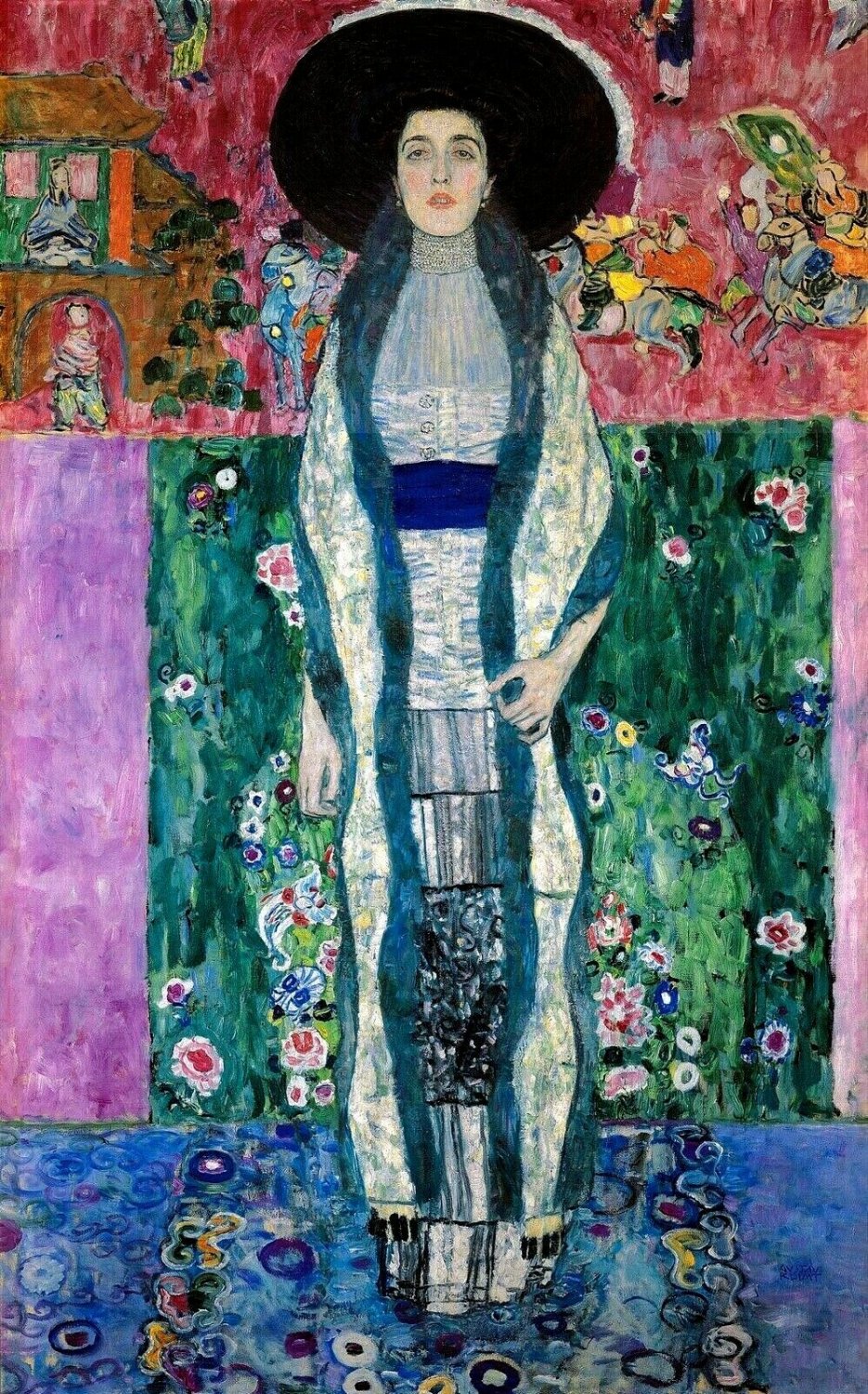 12310.Decoration POSTER.Room interior wall art.Adele by Gustav Klimt painting