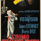 3350.Alfred Hitchcock Doris Day movie film italian POSTER.Home Room Art decor