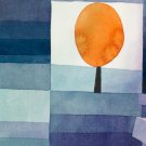 12325.Decoration POSTER.Room interior wall art.Paul Klee painting.Autumn tree