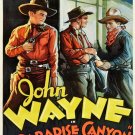 3330.John Wayne Paradise Canyon movie POSTER.Room Home Cowboy Western art decor