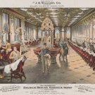 9569.Decoration Poster.Room Wall art.Home decor.Chicago Victorian Barber shop