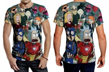 Rick y morty vengadores Tee Men