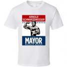 Popular Arnold Schwarzenegger For Mayor Of Muscle Beach California T-Shirt Men