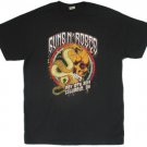 Popular GUNS N ROSES SNAKE SKULL OHIO 2014 T-Shirt Men
