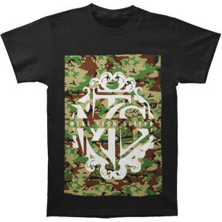 Popular Make Them Suffer  Camo Logo T-Shirt Men