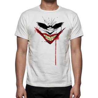 Men T-Shirt Batman Joker Smile