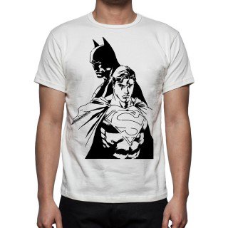 Men T-Shirt Batman Versus Man Of Steel