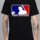 Men T-Shirt Stranger League Baseball