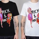 Men T-Shirt Rick and Morty Retro Style