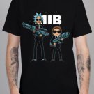 Men T-Shirt Rick and Morty MIB Movie Parody