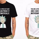 Men T-Shirt Rick And Morty MATHEMATICALLY